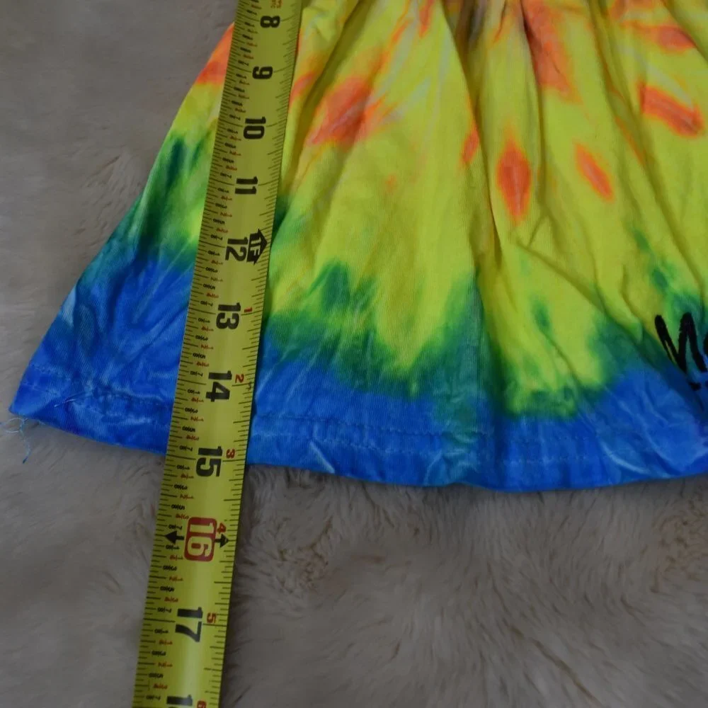 Girls Rainbow Tie Dye Dress Size 2T Summer Beach Montauk